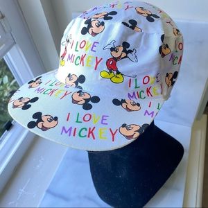 Vintage 1980s Disney I Love Mickey Mouse Baseball Cap